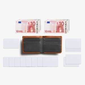 Custom Your Brand Luxury Mens Slim Wallet RFID Blocking Genuine Leather Wallet - Product Image 6