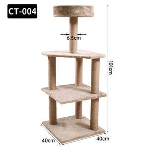 <span class=keywords><strong>Cat</strong></span> pohon memanjat menara kucing furnitur latihan interaktif aktivitas pusat pelindung mebel Multi lapisan gua Kondominium bertengger dalam ruangan - Product Image 4