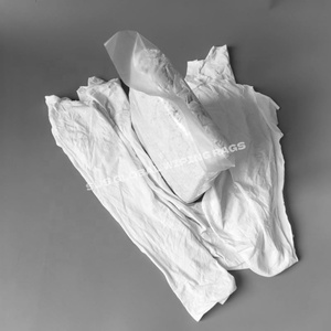 Trapos de limpieza industriales de 25 kg, trapos de limpieza de tela de algodón blanca, trapos de limpieza para limpiar - Product Image 1