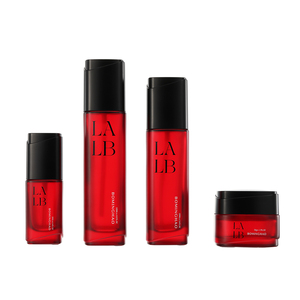 Tùy chỉnh khuôn mặt vuông kem Jar Matte kết thúc phẳng vít cap rượu vang đỏ thời trang trang điểm Lotion chai tùy chỉnh Bao bì thiết lập - Product Image 5