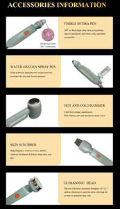 Brosse de nettoyage et de rajeunissement de la peau 6-en-1 multifonctionnelle à jet d'eau hydrogénée pour le <span class=keywords><strong>visage</strong></span> - Product Image 4