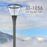 60W Livraison rapide Style européen Étanche extérieur étanche UFO rond LED réverbère capteur lumière de jardin