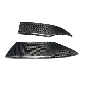 Becquet de pare-chocs arrière en fibre de carbone, séparateurs, ailerons, spoiler pour Audi A3 <span class=keywords><strong>S3</strong></span> berline 2014 2015 2016, plaque de protection de garde-boue en FRP, style automobile - Product Image 4