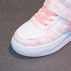 Tênis Casuais de Moda para Crianças, Estilo Alto, para Meninos e Meninas da Escola Primária, Sapatos Antiderrapantes com Fecho de Velcro - Product Image 6