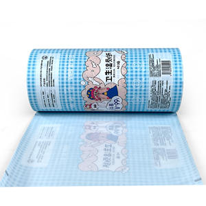 Film d'emballage en rouleau de mouchoirs humides en PE imprimé personnalisé doux soluble dans l'eau pour bébé <span class=keywords><strong>lingettes</strong></span> humides collations chocolat usage industriel - Product Image 3