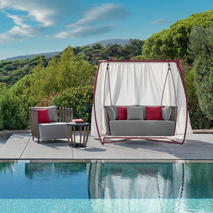 Nuovo arrivo divano Set mobili all'aperto Hotel Resort in legno di Teak divano impermeabile divano <span class=keywords><strong>da</strong></span> giardino Set divano - Product Image 2