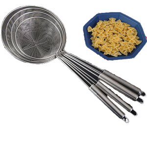 Écumoire <span class=keywords><strong>à</strong></span> fentes en acier inoxydable durable <span class=keywords><strong>à</strong></span> long manche, gadget de cuisine, cuillère <span class=keywords><strong>à</strong></span> fentes pour la cuisson et la friture, <span class=keywords><strong>passoire</strong></span> - Product Image 4