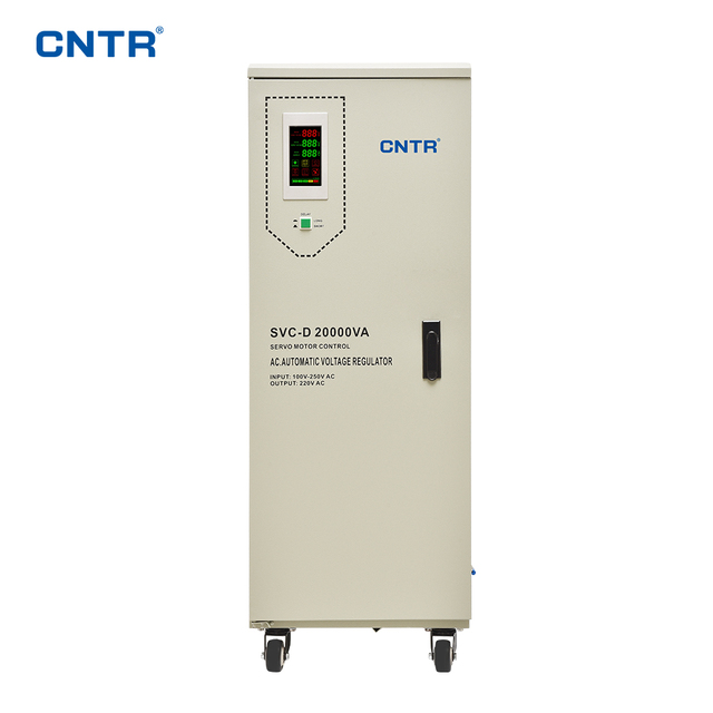 SVC-D 20kVA Single-phase 220V Servo Type Voltage Stabilizer with LCD Display Applicable to Multiple Scenarios