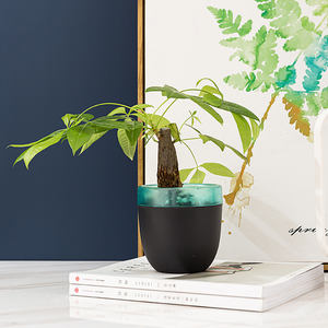 Vente en gros de pots de fleurs succulentes <span class=keywords><strong>paresseux</strong></span> à double couche en plastique bon marché avec arrosage automatique - Product Image 3