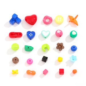 Colorful Mixed <b>Shape</b> Acrylic Loose Beads For Jewelry Making DIY Accessories - Product Image 5