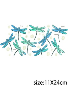 LETOP 1 Stück 16oz UV für DTF Becherummantelungen Einfarbige Schmetterlinge Blumen Aufkleber und Folien für Trinkbecher aus Kunststoff - Product Image 3