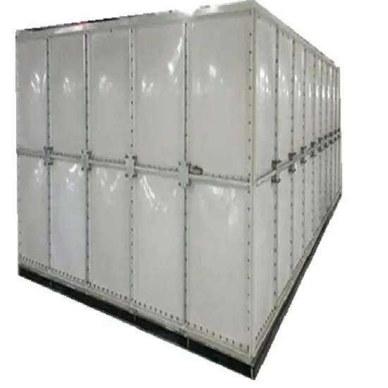 1000 ton FRP SMC paneli cıvatalı İçme su depolama tankı