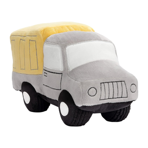 Brinquedo de Caminhão de Brinquedo de Pelúcia de Algodão de Luxo Personalizado para Crianças, com Tema de Zona de Construção, Auto Calmante, Carro Legal, Boneco de Diversão, 9 Polegadas - Product Image 1