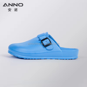 Chaussons ANNO EVA bleus légers antidérapants pour salle blanche, chaussures imperméables pour infirmières, hôpitaux, médecins, cliniques, t-shirts - Product Image 3