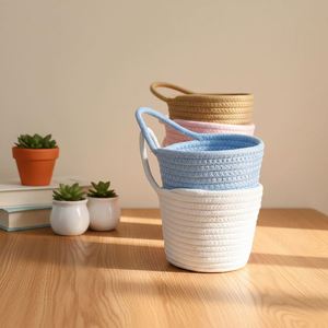 Panier de rangement multifonction en tissu Newstyle YH pour seaux, clés, portefeuilles - Modèle personnalisable, vente en gros disponible - Product Image 3