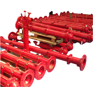 Idrante antincendio a doppia valvola in stile russo, fuori terra e interrato, con riser - Flessibile, durevole, facile da usare, rosso, pressione 10 bar, in ghisa - Product Image 4