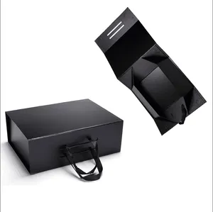 लक्जरी फोल्डिंग कस्टम बॉक्स चुंबकीय त्वचा देखभाल बॉक्स वर्तमान के लिए कागज उपहार बॉक्स