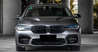 Kit carrosserie Yiku pour BMW Série 5 F10/F18 (2010-2018) (matériau PP) - Style M5 G38 2021 Pare-chocs avant/Capot/Jupes latérales/Feux arrière
