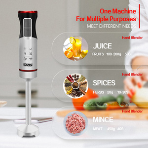 Mixeur à main DSP 600W en acier inoxydable, multifonctionnel, pour smoothies et préparation culinaire - Product Image 3