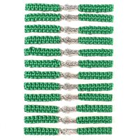 Classique rond marque carré or Bienheureuse Vierge Marie bracelet religieux tissé à la main bracelet Jésus en gros
