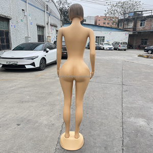 Manơcanh nữ Quảng Châu, dáng cong, ngực lớn kiểu Brazil, chất liệu nhựa, màu da, toàn thân, cỡ lớn, có đầu. - Product Image 6