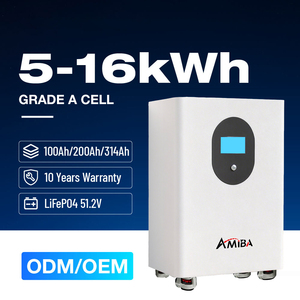 Batería Solar de Litio de 51.2V 5kwh 10kwh 16kwh, Paquete de Baterías de Iones de Litio de 48V 280Ah 300Ah, Sistema de Almacenamiento de Energía Doméstica de 30Kwh - Product Image 1