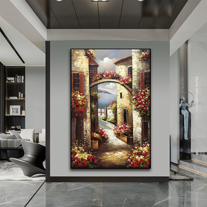 Pintura al Óleo de Bailarina de <span class=keywords><strong>Ballet</strong></span> Pintada a Mano sobre Lienzo, Arte Mural Moderno Abstracto con Textura 3D y Espátula, para Decoración del Hogar - Product Image 5