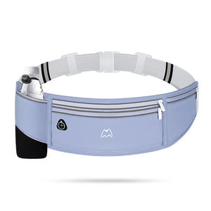 Cinturón de Correr Delgado Unisex de Nailon, Reflectante, con Bolsillo para Trotar, Senderismo, Ciclismo, Ejercicio, <span class=keywords><strong>Riñonera</strong></span> con Cierre de Cremallera, Impermeable para Corredores - Product Image 2