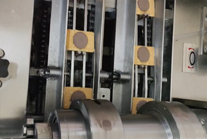 Skywin Automatique Deux Voies Chocolat Crème Remplissage Biscuits <span class=keywords><strong>Sandwich</strong></span> Biscuit Faisant La Machine Sans Plateau Sur Bord Débit Emballage - Product Image 2