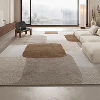 Tapis de salon en velours cristal de luxe, tapis moelleux et doux, antidérapant, lavable, pour la maison, la chambre à coucher, le canapé