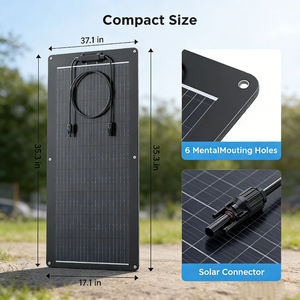 Panel Solar Flexible de Alta Eficiencia Alecter Solar APH-P128 de 50W 12V >23%, Ultra Ligero, para Superficies Curvas, Cargador Portátil para RV - Product Image 2