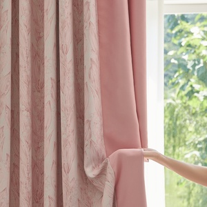 Vendita calda stile moderno oscurante 100% poliestere motivo floreale stampato <span class=keywords><strong>tende</strong></span> <span class=keywords><strong>per</strong></span> soggiorno <span class=keywords><strong>camera</strong></span> da letto della ragazza - Product Image 3