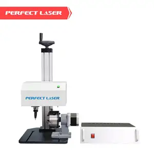 Perfect Laser Rotary Pipe Tube Sheet Metal plastic frame engine steel pipe Pneumatic Dot Pin Engraving marking Machine for sale