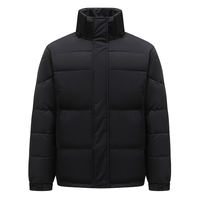 Veste matelassée chauffante pour homme, coupe-vent et imperméable, manteau d'automne, col montant, décontractée, isolante, fermeture éclair frontale, service OEM