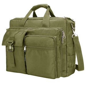 Sac à main tactique unisexe classique, étanche, mallette de voyage d'affaires en nylon et coton pour ordinateur portable - Product Image 1
