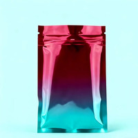 Quantité minimale de commande bas 10 pièces tailles personnalisées et impression sac à fermeture éclair debout réutilisable recyclable pour la nourriture ou les cosmétiques