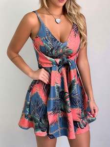 2021 dernières conceptions de robe robe d'été décontractée mode dame robe de femme en gros - Product Image 4