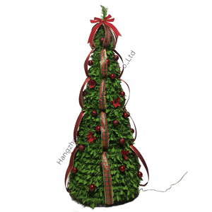 Cây Giáng Sinh Gấp Gọn Được Trang Trí Màu Xanh Lá Nghĩa Ô 180Cm - Product Image 2