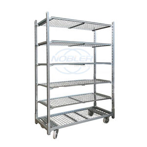 1350*565*1900mm डच धातु चार पहियों ग्रीनहाउस उद्यान खेत फूल संयंत्र गाड़ी ट्राली - Product Image 2