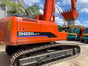 Excavadora Doosan DH220LC-7 de 22 toneladas, máquina de excavación hidráulica con cucharón de 0.12m³, equipo usado, año de fabricación 2022 - Product Image 2