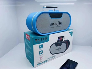 Gốc WSTER WS1836 Hỗ Trợ USB Thẻ TF FM RADIO <span class=keywords><strong>Amplifier</strong></span> Loa Ngoài Trời Powered Loa Nhà Sản Xuất - Product Image 5