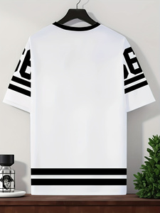 Chicago Kings para Hombre # Camiseta Deportiva 66, Impresión Digital, Negra y Verde, Cuello Redondo, Corte Regular, Transpirable, Anti-Pilling - Product Image 5