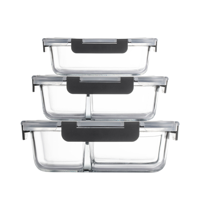 Borosilicate Glass Cake Baking Bowl Ovenproof Food Storage & Container Dish for Baking & Grilling