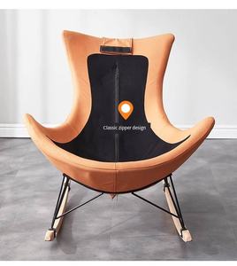 Gỗ vải đặt nhà commode nằm ngả xoay giải trí Rocking Chair với bedpan - Product Image 3