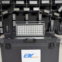 Projecteur LED extérieur pour bâtiment, 70*10W RGBW 4-en-1, éclairage architectural couleur, IP65