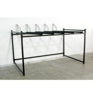 Présentoir extérieur <span class=keywords><strong>de</strong></span> voiture en métal pour parking, support <span class=keywords><strong>de</strong></span> <span class=keywords><strong>vélo</strong></span> vertical à deux niveaux, à poser au sol, pour <span class=keywords><strong>garage</strong></span> et maison, pour <span class=keywords><strong>vélo</strong></span> - Product Image 5