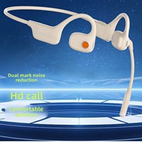 Headset Bisnis Nirkabel dengan Peredam Kebisingan Aktif (ANC), Tahan Air IPX6, Kualitas Panggilan HD, Chipset Jerry, Mikrofon, Bluetooth