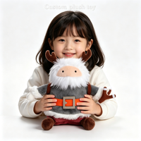 Nouvelle poupée en peluche personnalisée Père Noël Gnome, design personnalisé, rennes en peluche, poupées douces, elfe de Noël en peluche