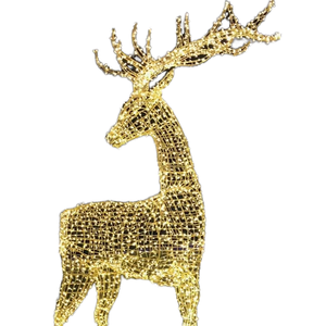 Décoration lumineuse <span class=keywords><strong>de</strong></span> Noël 3D personnalisée avec motif rennes et flocons <span class=keywords><strong>de</strong></span> <span class=keywords><strong>neige</strong></span> pour centres commerciaux, places publiques et paysages urbains - Product Image 2