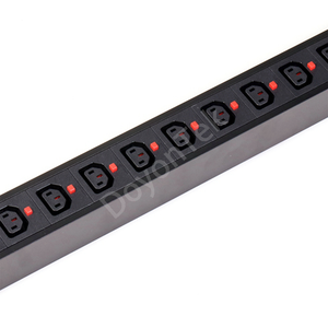 DoyonTek 220V ~ 250V 32A C13 C19 PDU 12way C13 Lock 0U Rack PDU UK USA pour centre de données - Product Image 5
